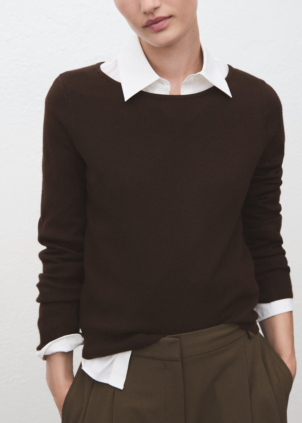 Fine-knit sweater | MANGO (UK)