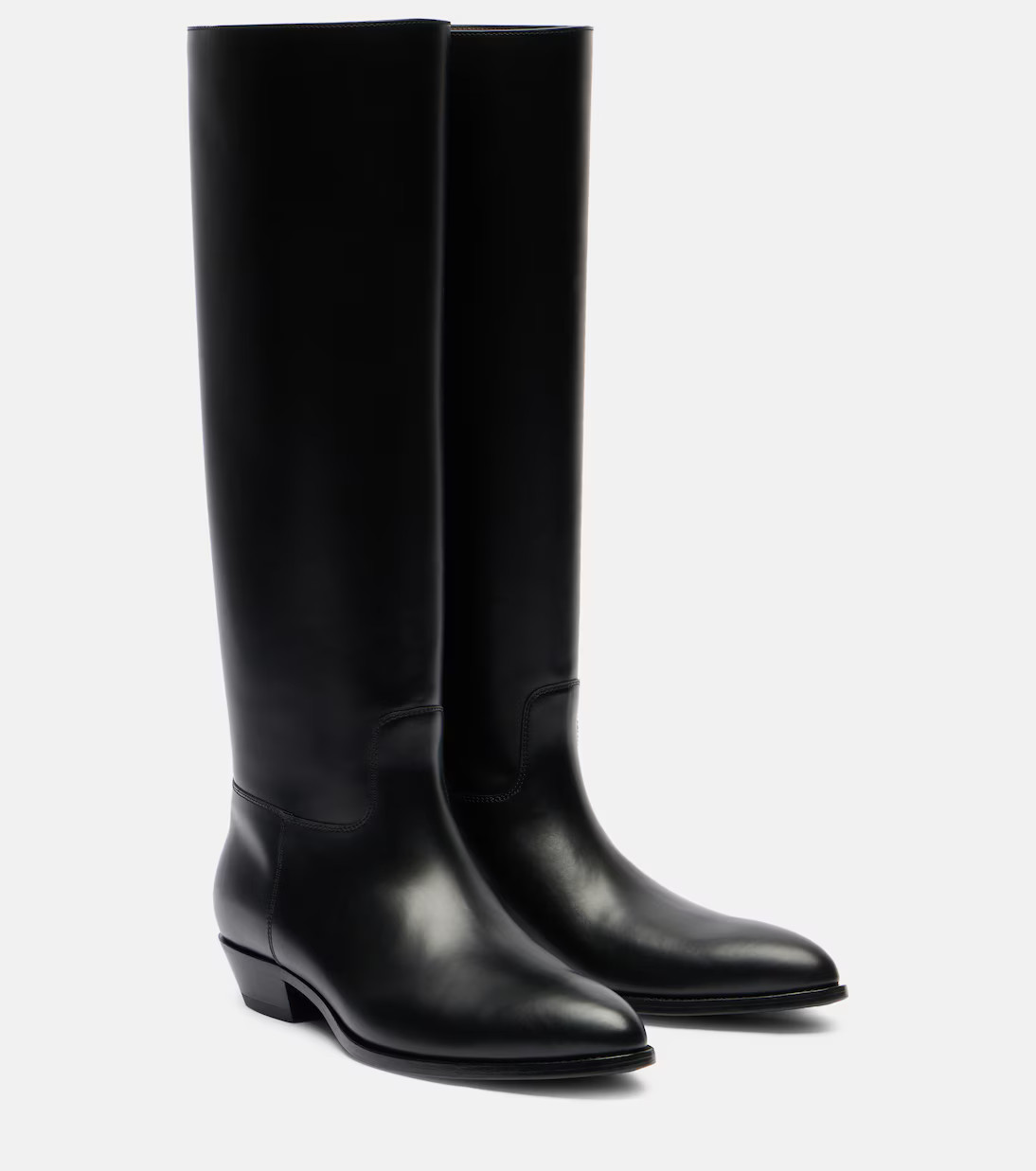 Western leather knee-high boots | Mytheresa (US/CA)
