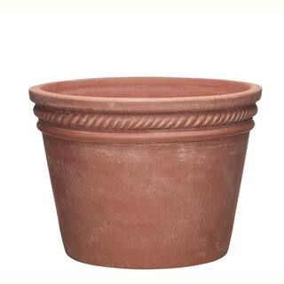 Southern Patio Michelle 11.8 in. x 8.94 in. Terracotta Clay Planter-CLY-081647 - The Home Depot | The Home Depot