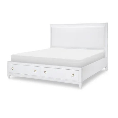 Lillybelle White Upholstered Storage Bed | Wayfair North America
