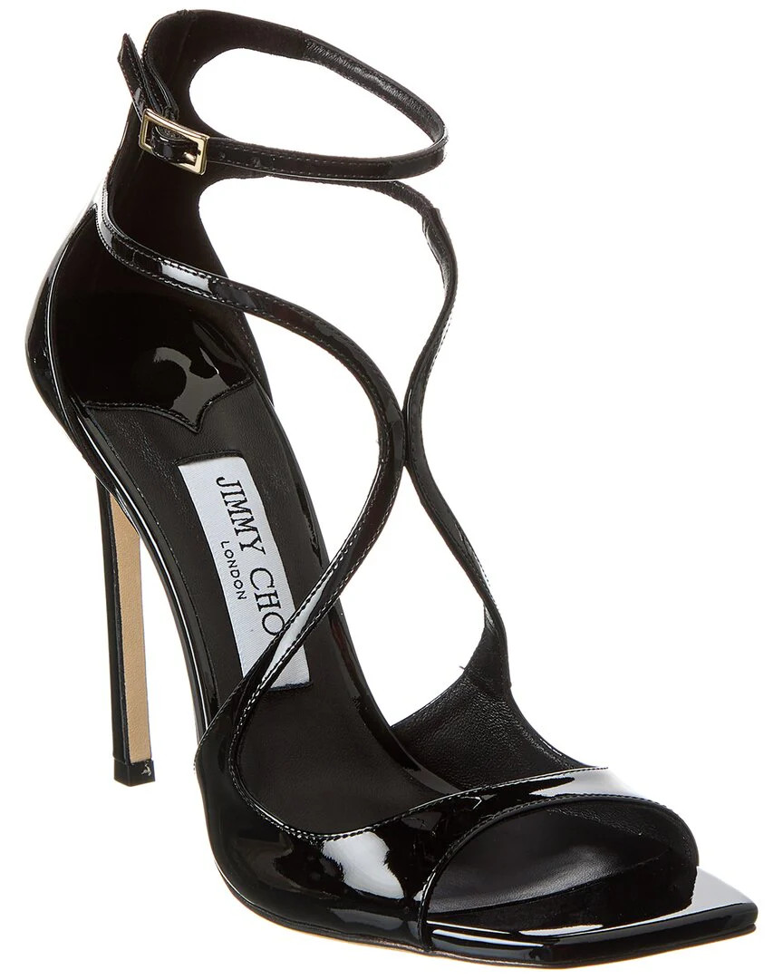 Jimmy Choo Azia 110 Patent Sandal | Shop Simon