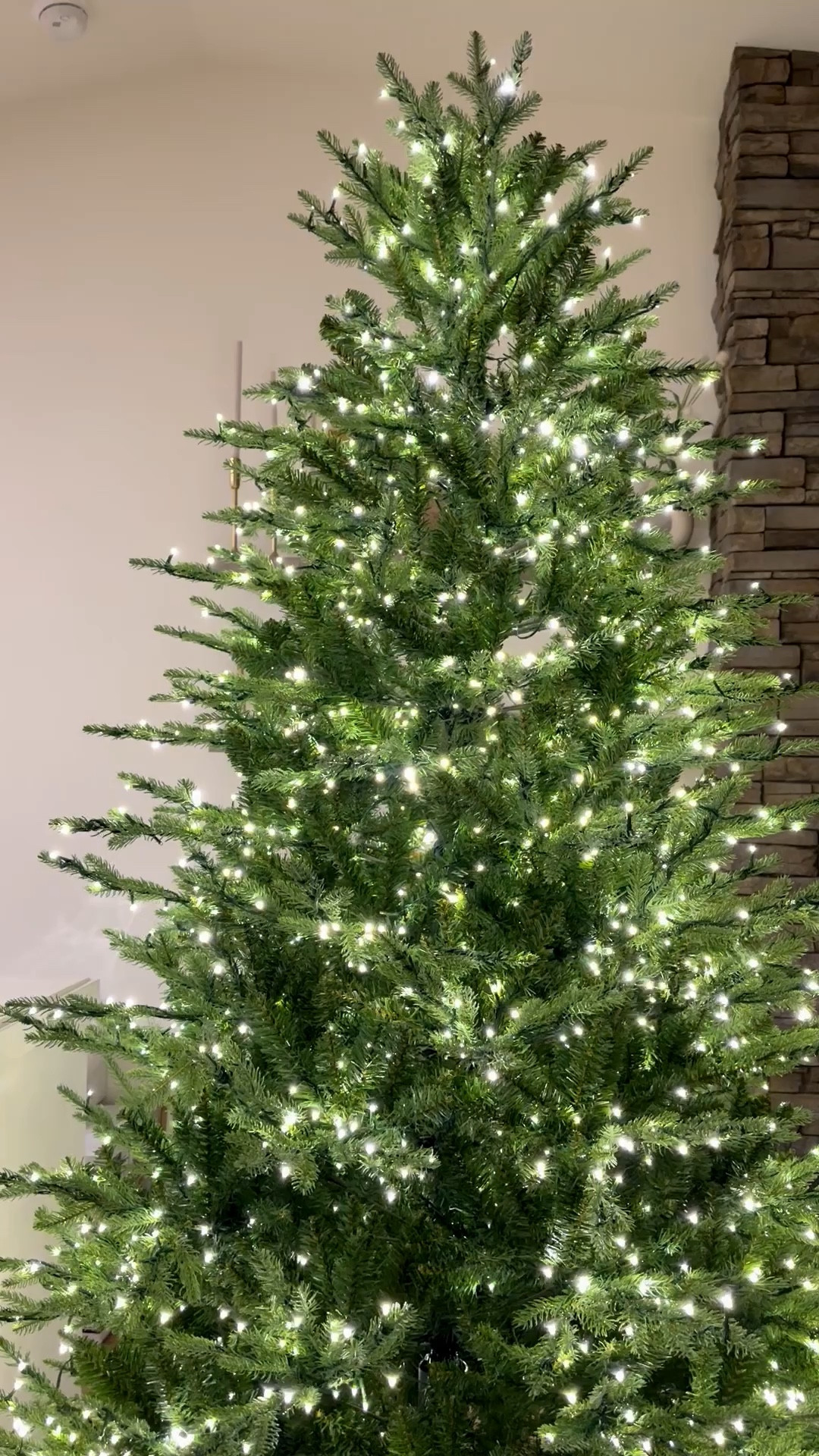 The most  beautiful twinkling Christmas tree that sells out every year! Just got mine and so happy I did. She’s stunning! Very realistic looking ♥️ comes with a remote to change the color settings. 

#LTKSeasonal #LTKHome #LTKHoliday