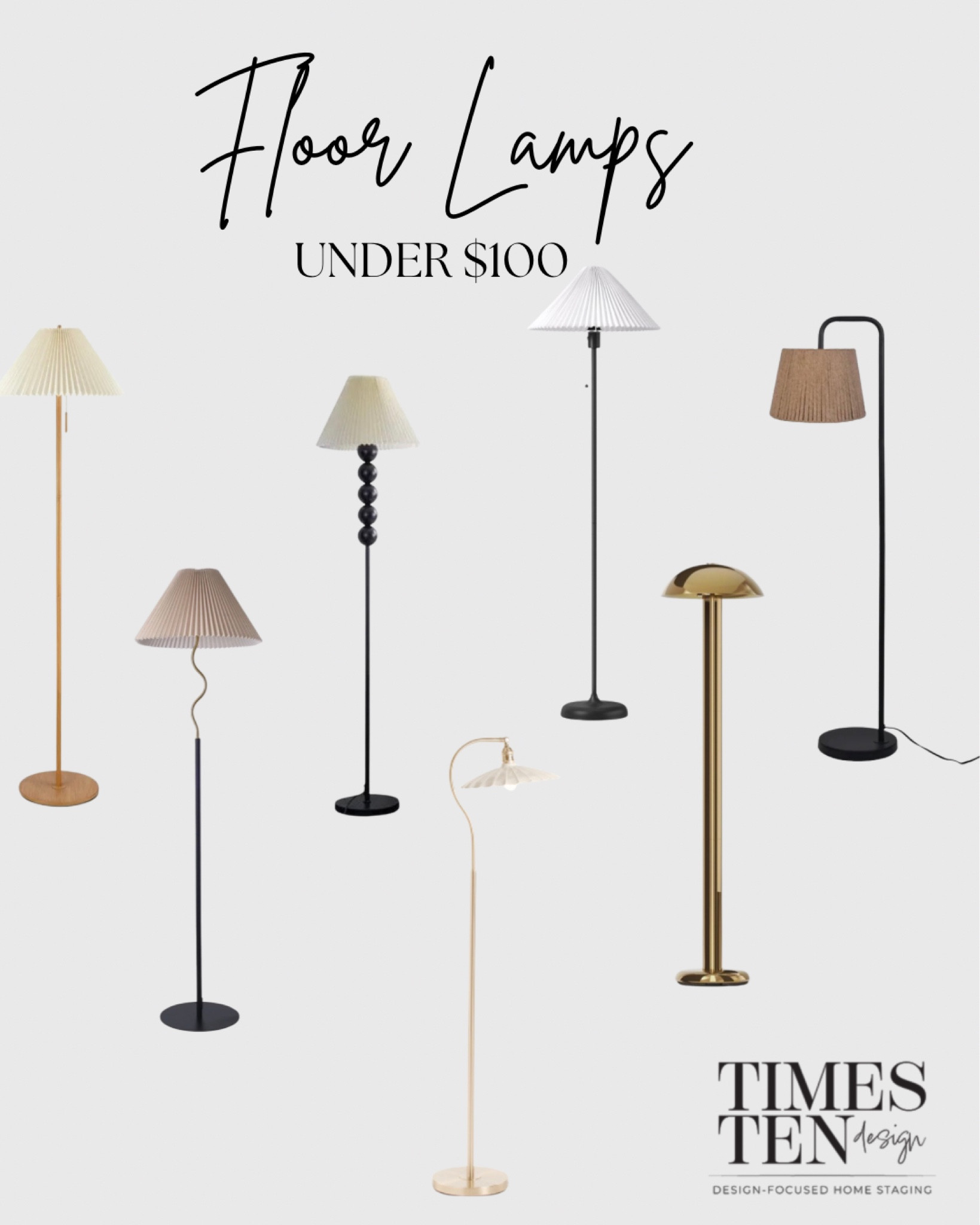 The best floor lamps for under $100! 

#LTKSaleAlert #LTKFindsUnder100 #LTKHome