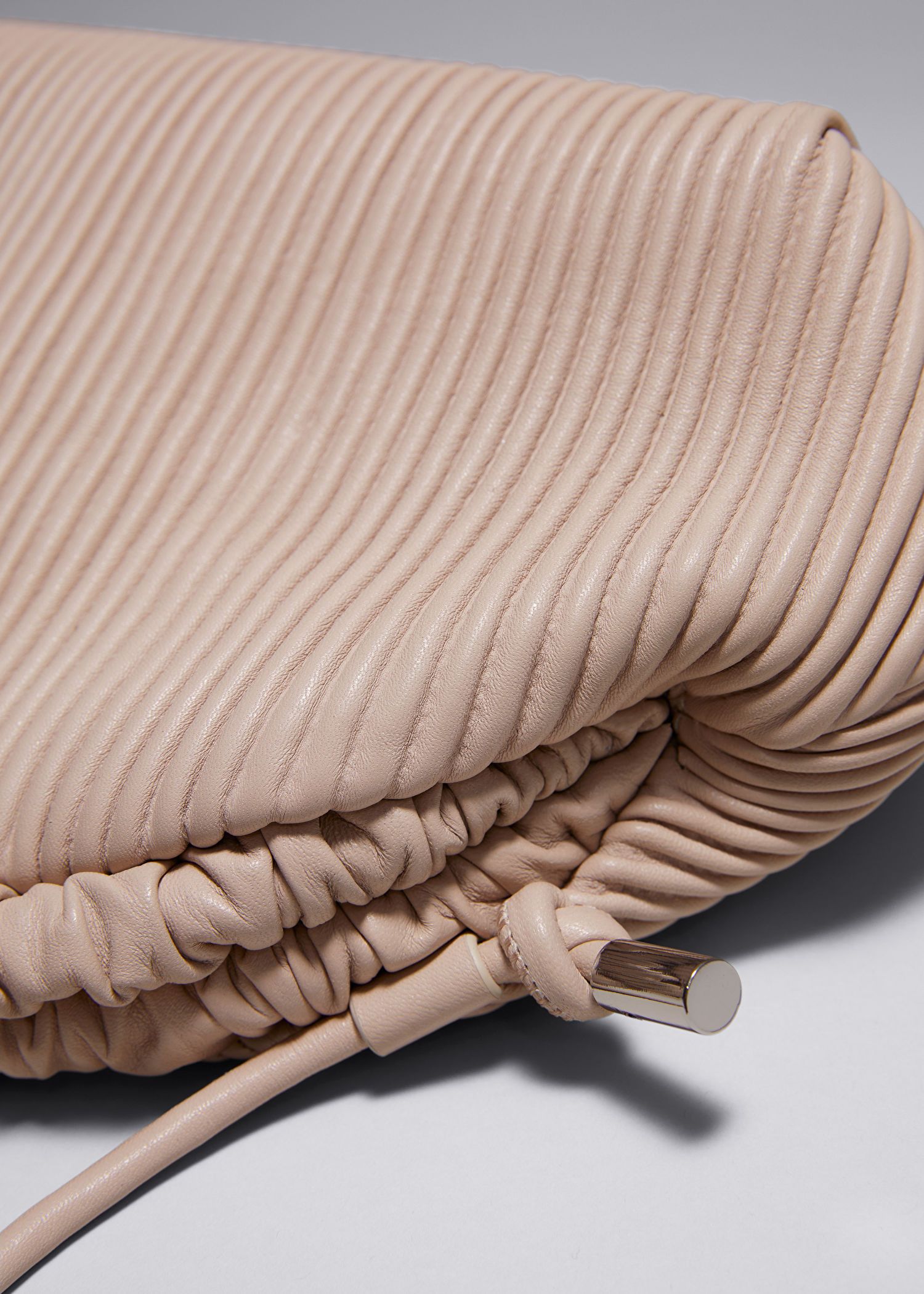 Pleated Leather Clutch Bag | & Other Stories (EU + UK)