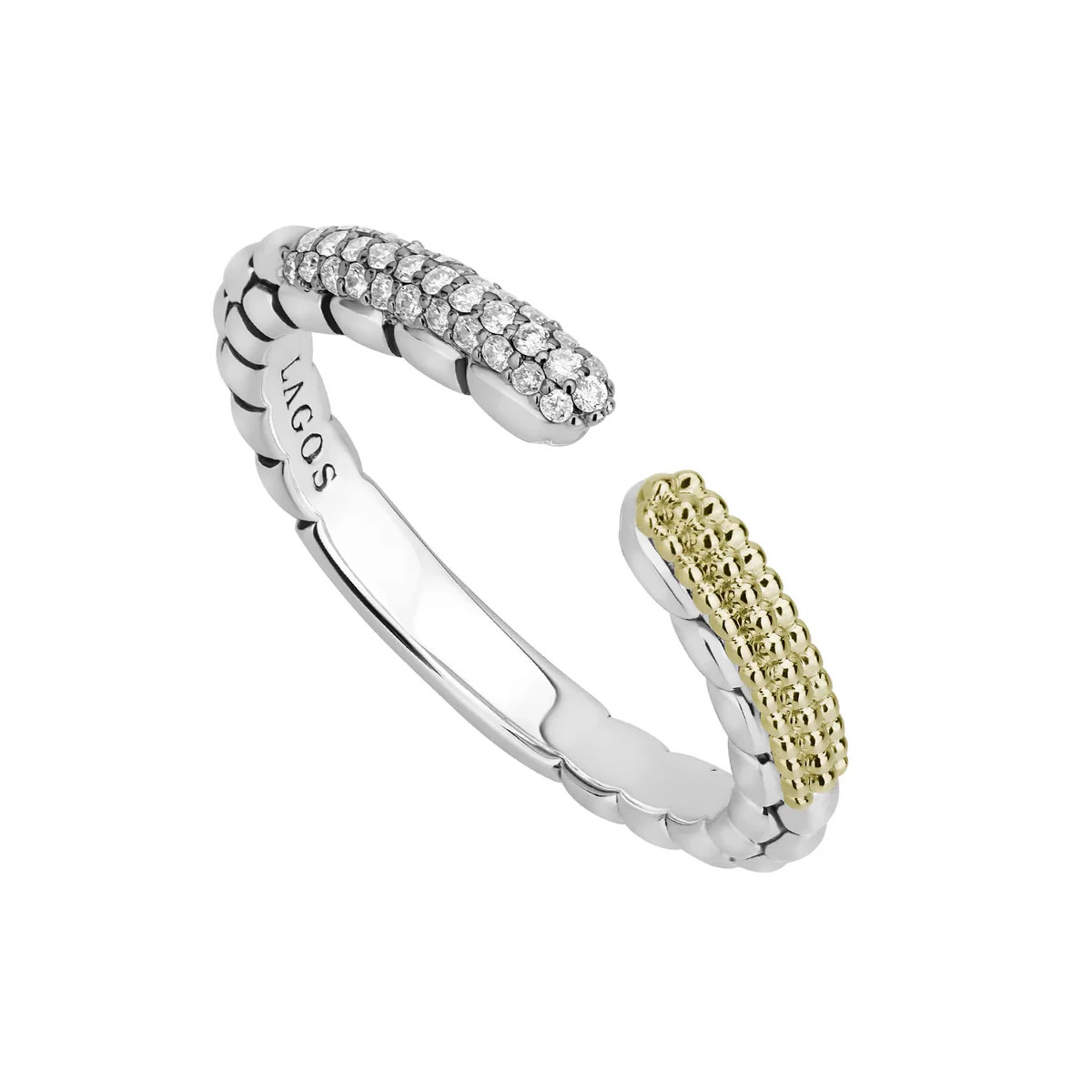 Open Diamond Stacking Ring | LAGOS