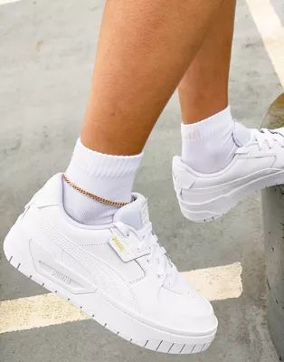 PUMA Cali Dream sneakers in triple white | ASOS (Global)