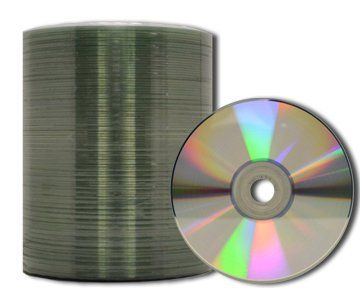 Blank CD - Professional Grade Silver Thermal Lacquer CD-R - 100 Pack (Tape Wrap) | Amazon (US)