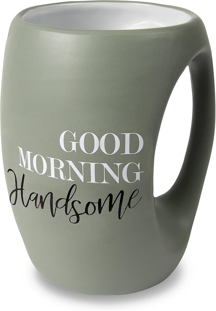Pavilion Gift Company Good Morning Gorgeous 16 oz Mug, 1 Count (Pack of 1), Green | Amazon (US)