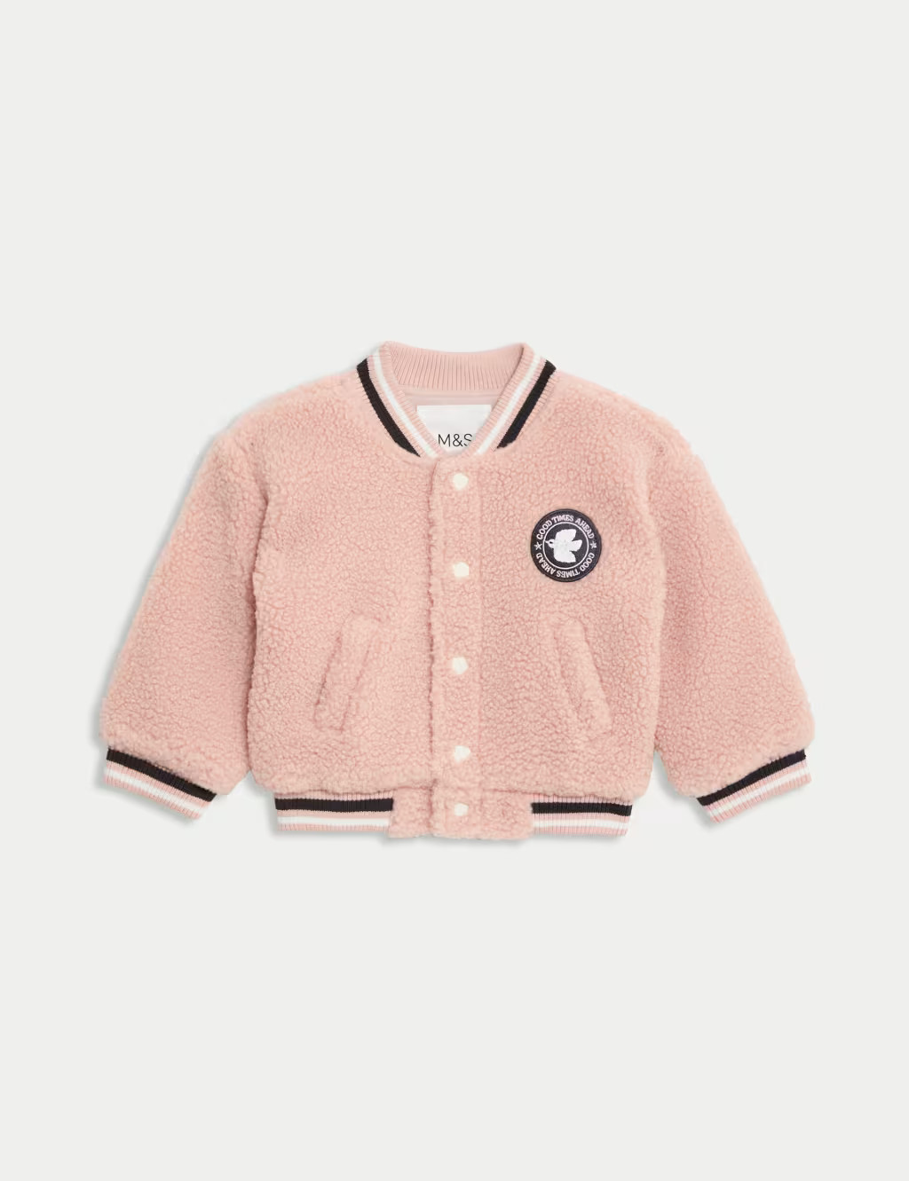 Borg Bomber Jacket (0-3 Yrs) | Marks & Spencer (UK)