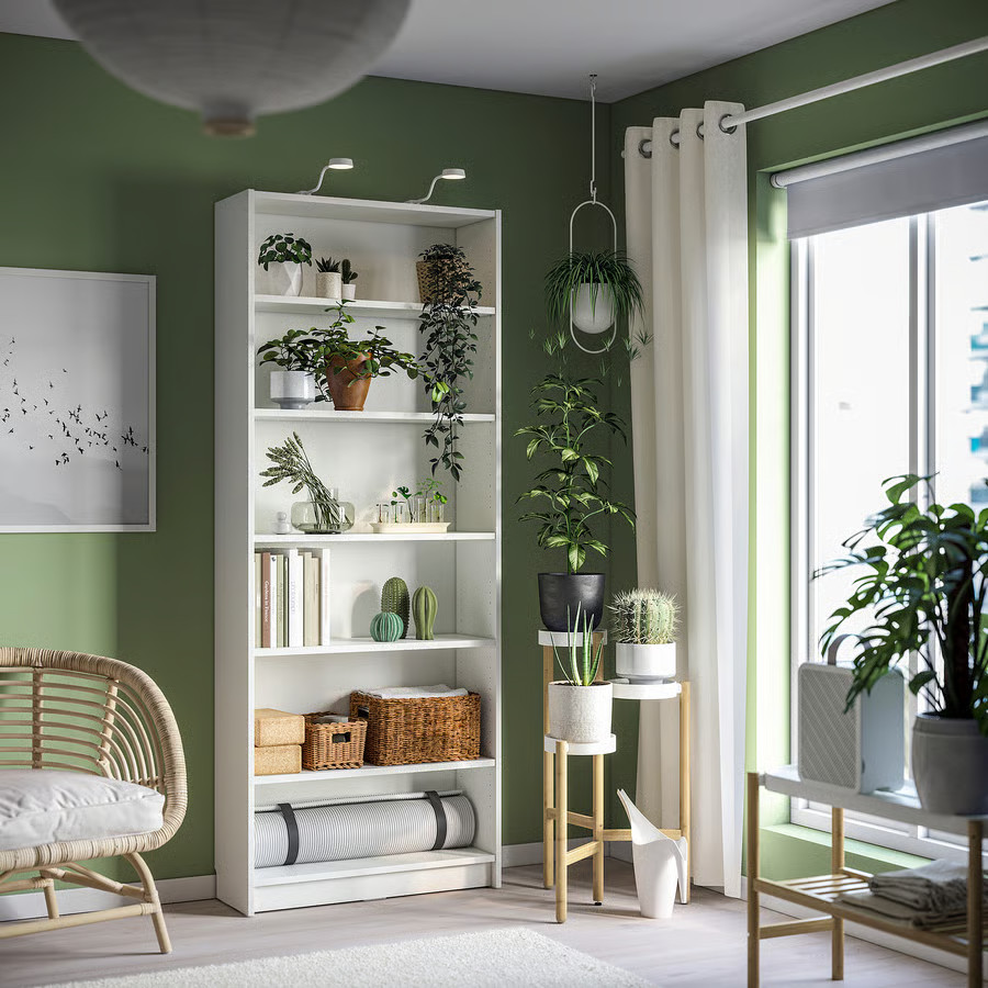 Bookcase, white, 31 1/2x11x79 1/2 " | IKEA US