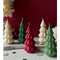 Christmas Tree Candle | Present Pillar Candles Decorative Candles| Festive Table Xmas Scented | Etsy (US)