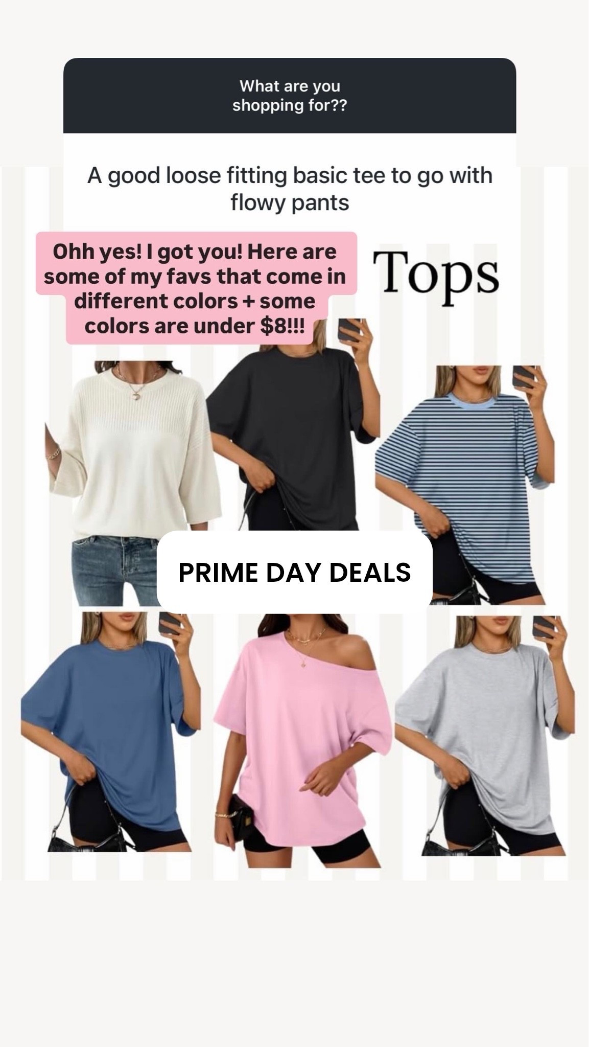 PRIME DAY SALE 🚨🚨 some of my fav loose fitting tops for summer as a plus size girlie! Linking my favs ⭐️

#LTKPlusSize #LTKSaleAlert #LTKSeasonal