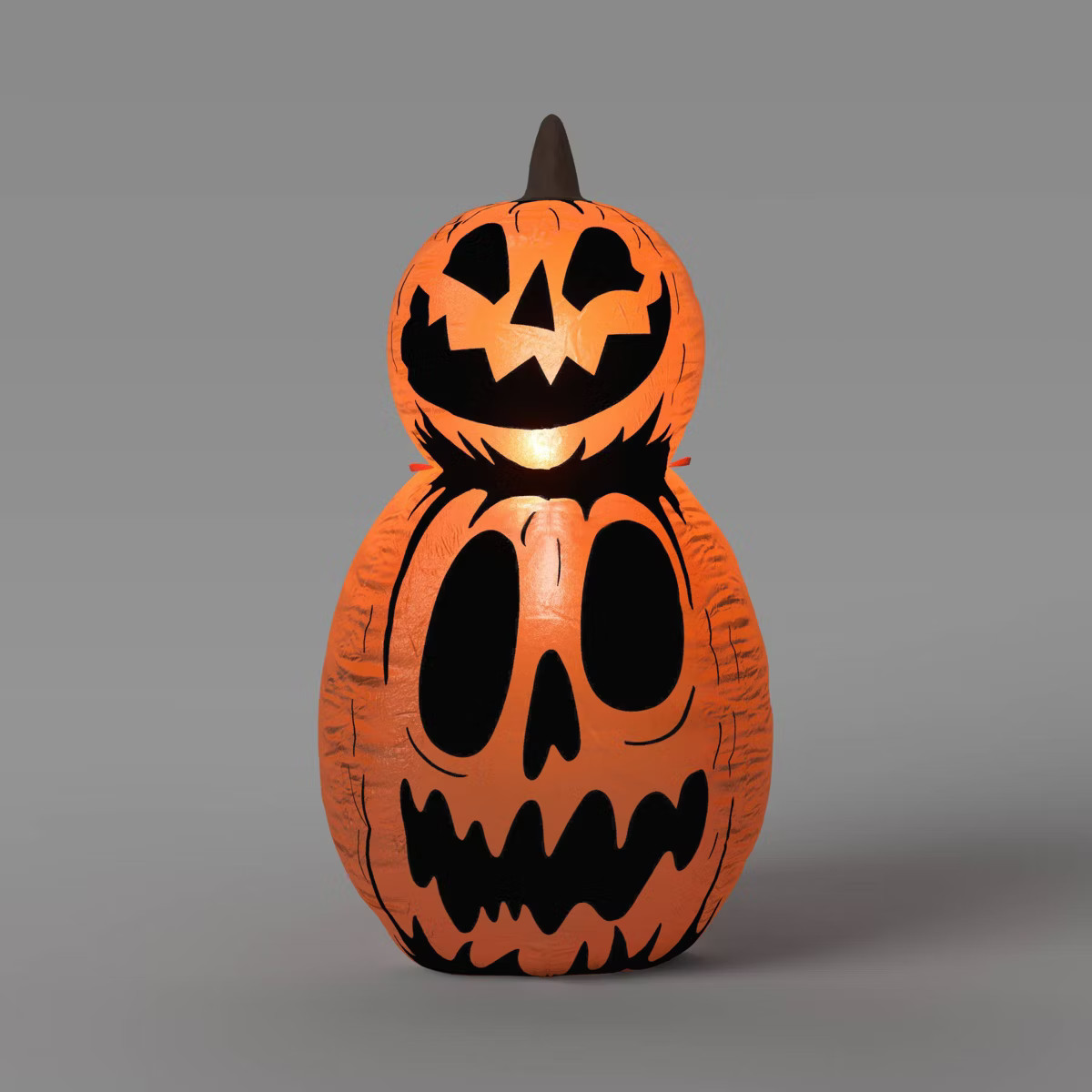 3.5' Double Stacked Jack Airblown Inflatable Halloween Decoration Orange - Hyde and EEK! Boutique... | Target