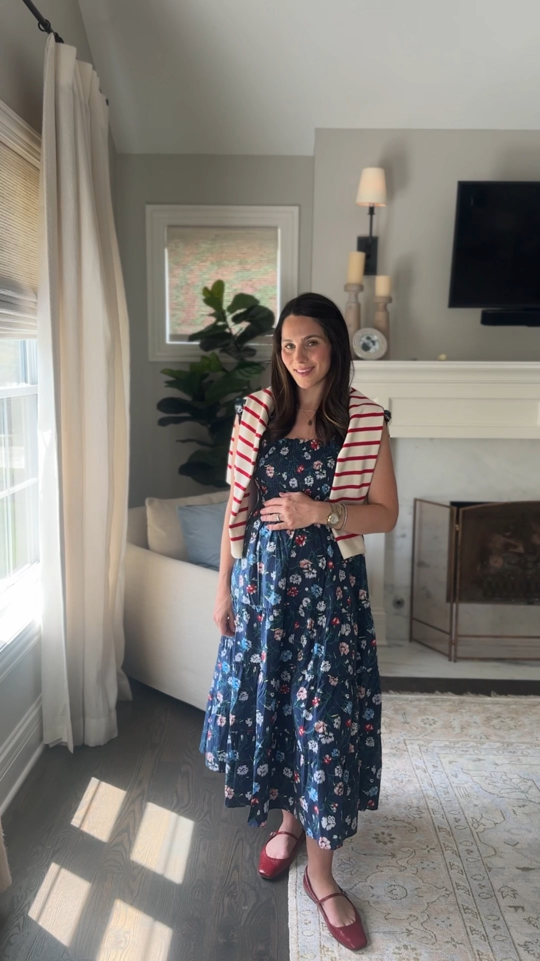 Styling this floral hill house nap dress perfect for Memorial Day weekend and the Fourth of July 🇺🇸

#LTKSaleAlert #LTKSeasonal