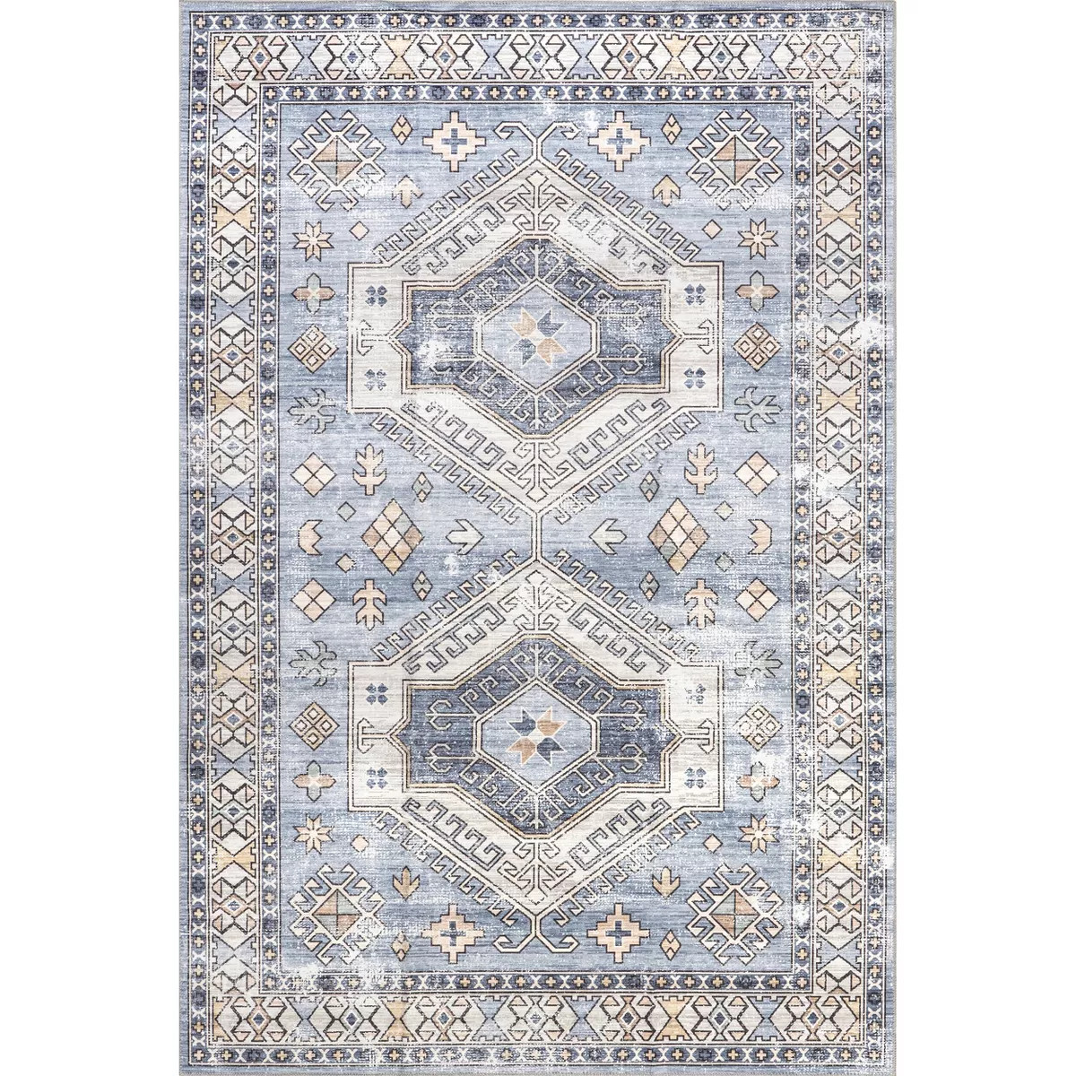 nuLOOM Mae Motif Machine Washable Area Rug | Target