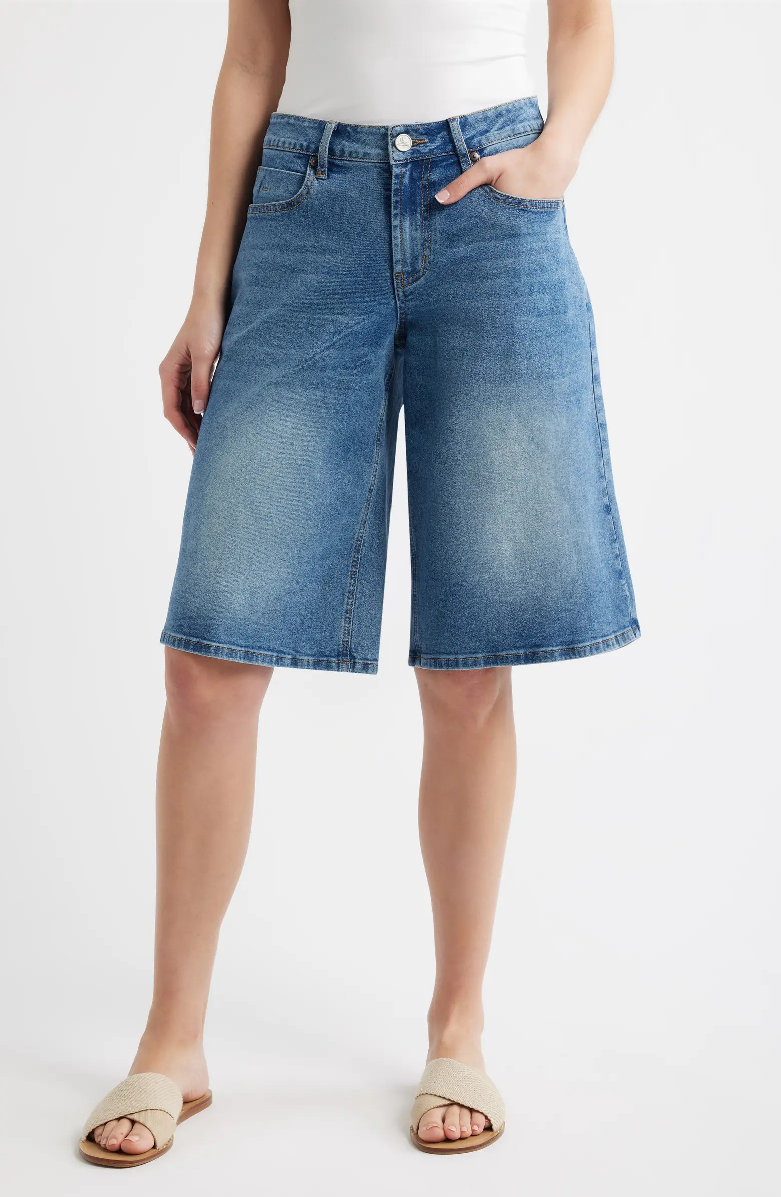 Relaxed Denim Shorts | Nordstrom