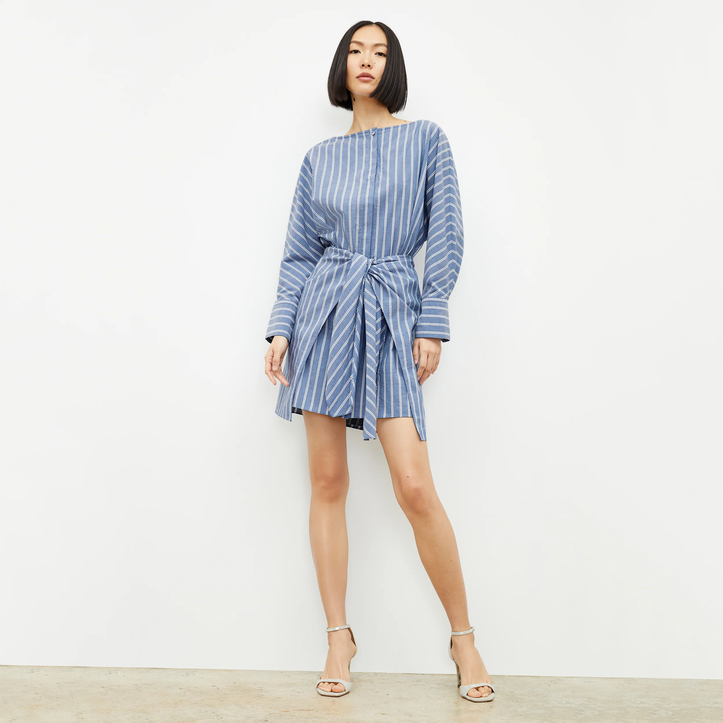 The Janie Dress - Poplin Stripe | MM LaFleur