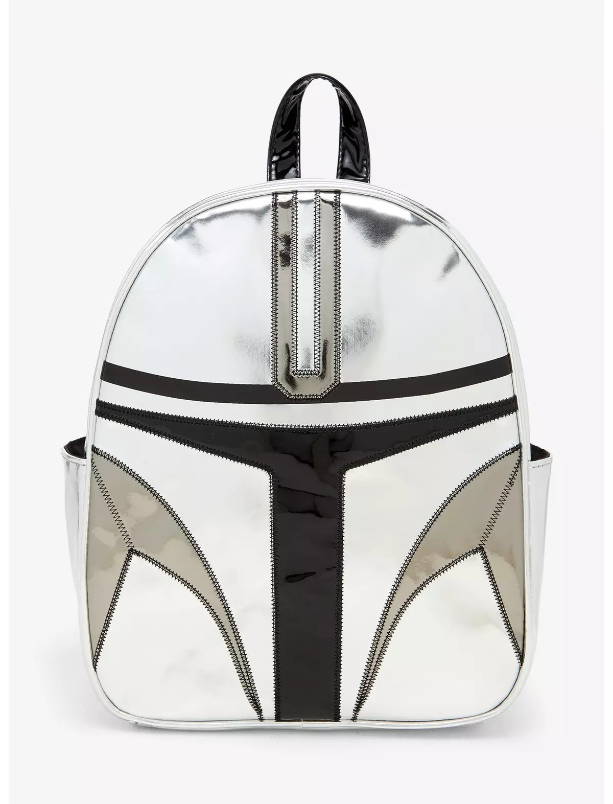 Star Wars The Mandalorian Metallic Helmet Mini Backpack | Hot Topic | Hot Topic