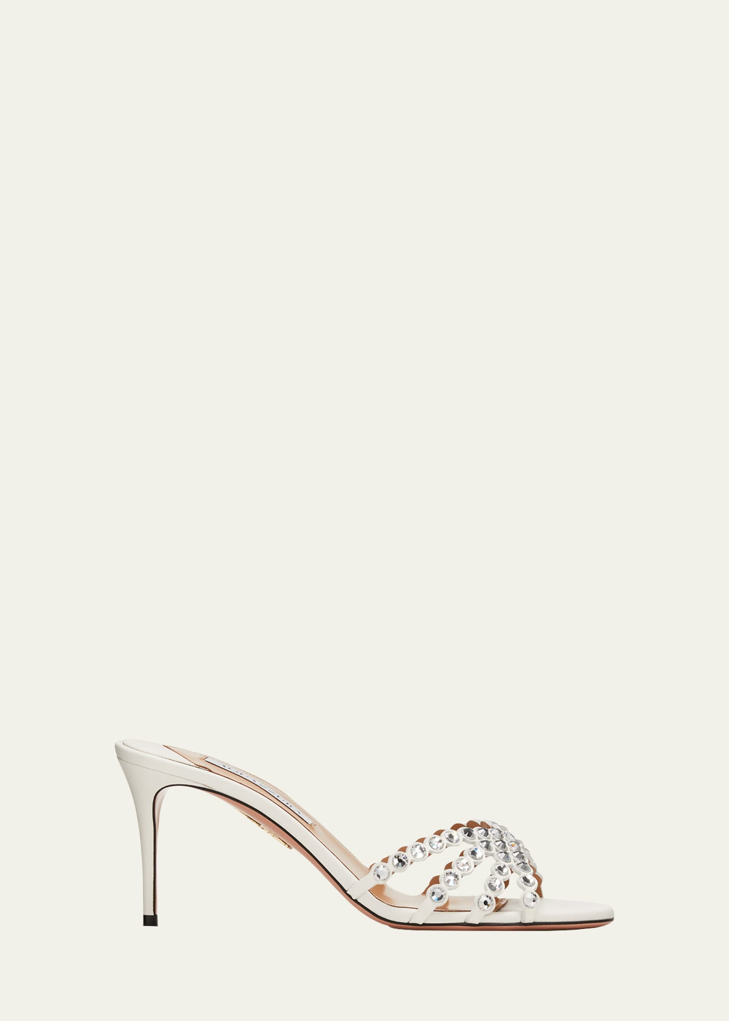 Tequila Crystal Lambskin Mule Sandals | Bergdorf Goodman