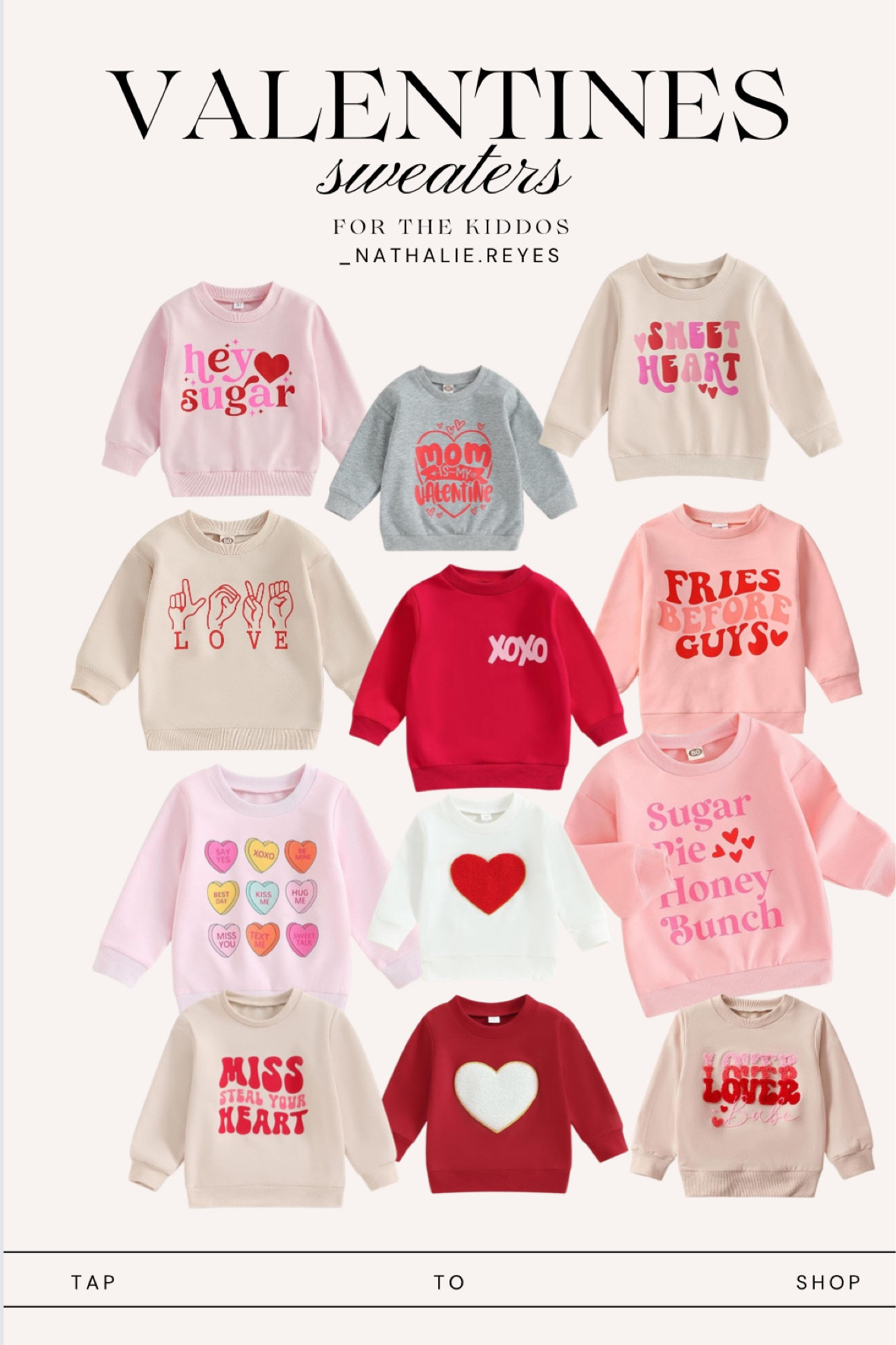 Toddler Valentines Day sweater 💕
Toddler sweater 
Toddler outfits 
Kids valentines sweatshirt 
Valentines sweatshirt 
Amazon kids sweatshirts 

#LTKkids #LTKfindsunder50 #LTKfamily