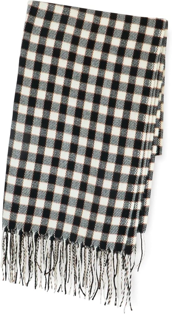 CALVIN & OLIVIA Women's Fall Winter Scarf Thick Classic Plaid Scarf Wrap Warmth Soft Oversized Ca... | Amazon (US)