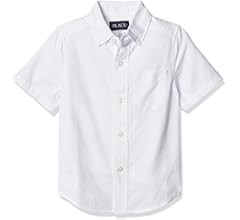 The Children's Place Single and Toddler Boys Short Sleeve Oxford Button Down Shirt | Amazon (US)
