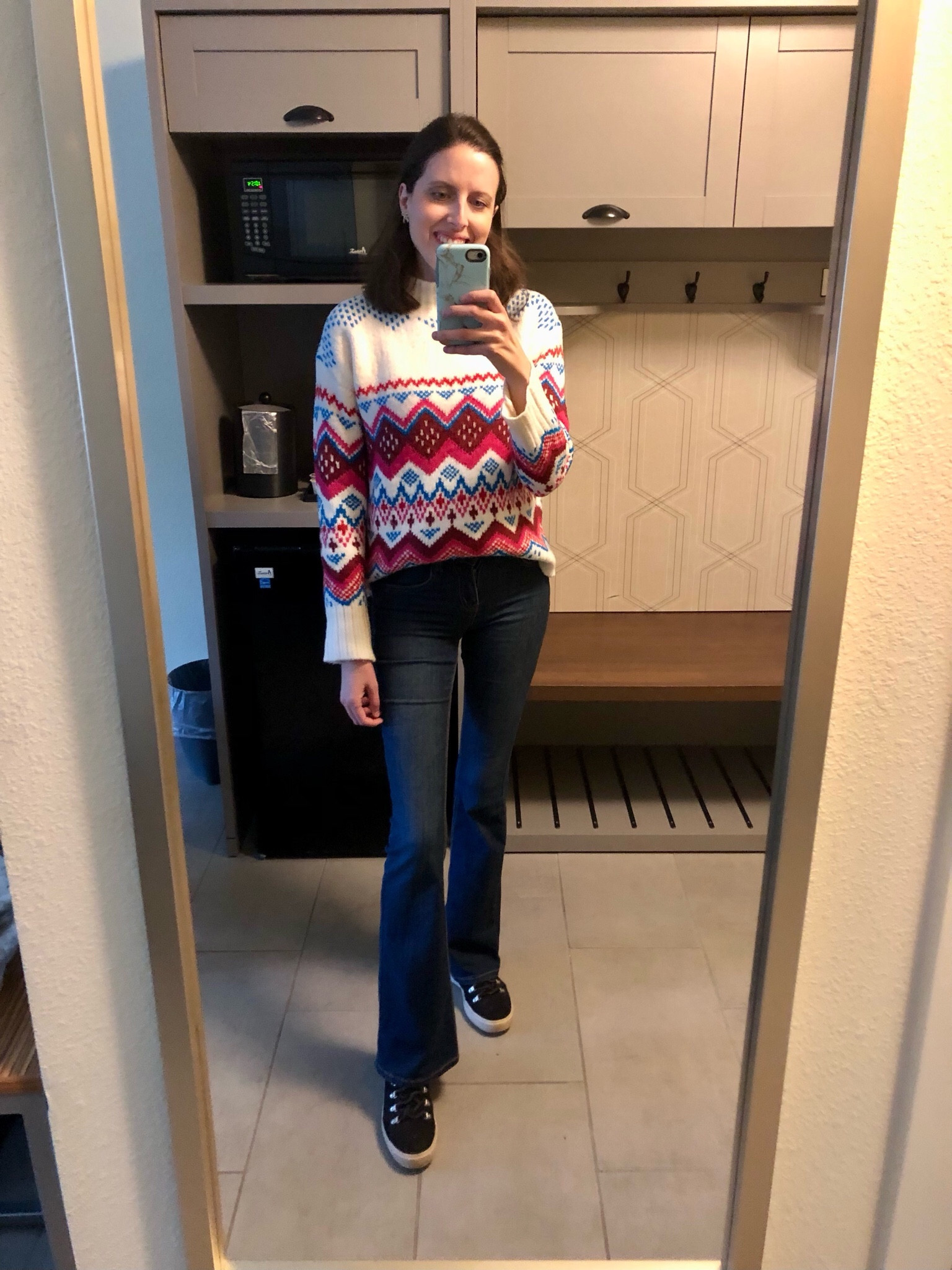 Christmas sweater. The quality of this sweater is amazing. It’s very warm and cozy. Fits tts wearing xs. 

Christmas sweater, holiday outfit. Christmas outfit, Christmas party, holiday party 

#LTKHoliday #LTKGiftGuide #LTKSeasonal
