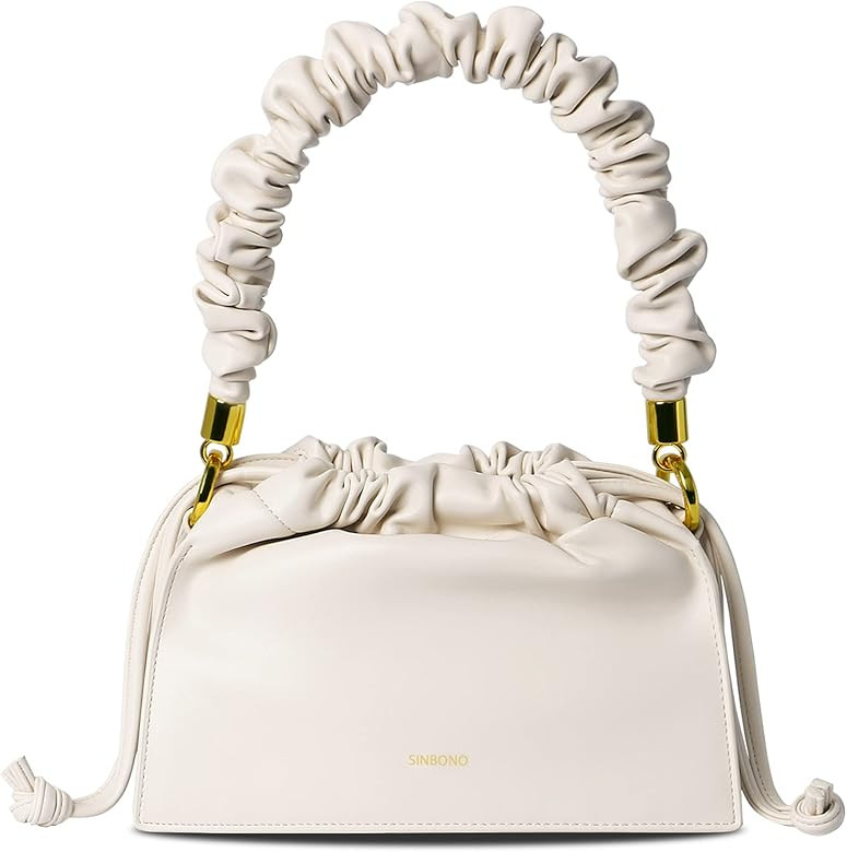 SINBONO Small Purses for Women, Vegan Leather Shoulder Bag Designer Clutch Handbags with Adjustab... | Amazon (US)