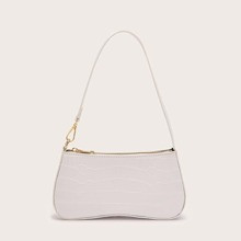 Crocodile Embossed Bag | SHEIN