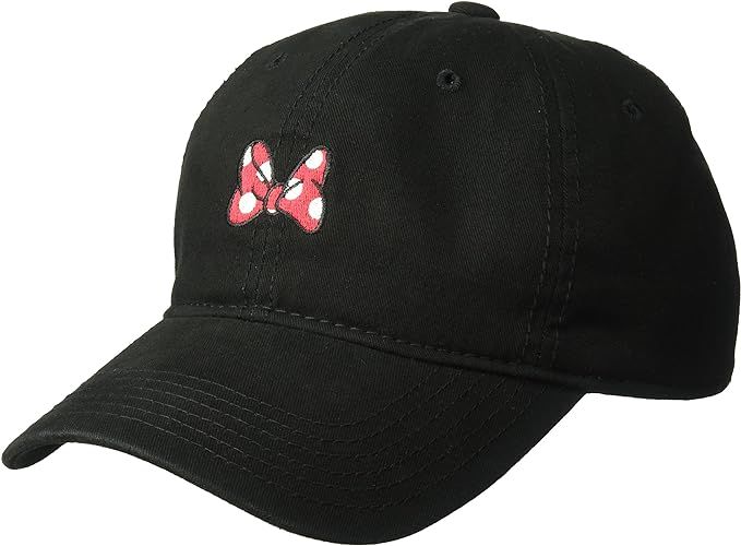 Disney Minnie Mouse Baseball Cap, Black Bow | Amazon (US)