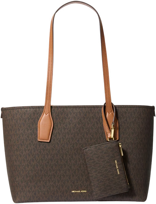 MICHAEL Michael Kors Charlie Logo Medium Tote With Small Zip Case, Created For Macy's - Macy's | Macy's
