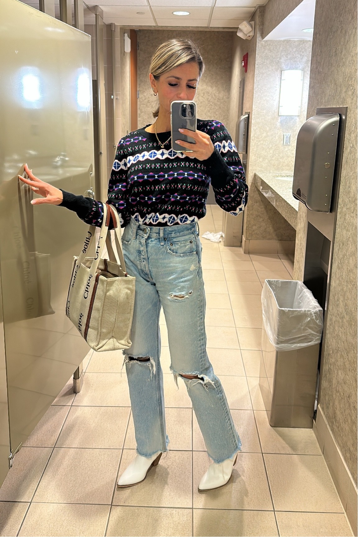 Got so many compliments on this look. The sweater is on sale with 40% off! It is large, so size down if you like a more fit look. Pants fit true to size and have no stretch. Boots also fit true to size.

#LTKshoecrush #LTKstyletip #LTKsalealert