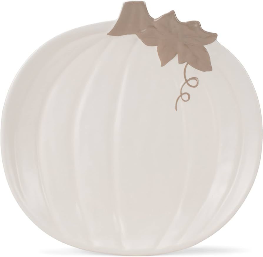 Amazon.com: Nat & Jules Pumpkin Shaped 11 x 10.5 Inch Ceramic Large Serving Platter: Perfect for ... | Amazon (US)