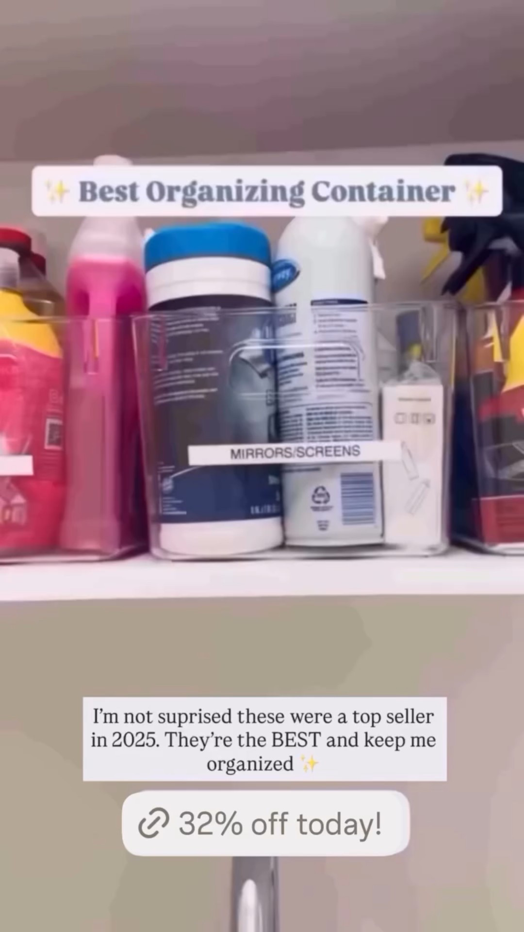 I’m not surprised these were a 2025 top seller. I use them in so many areas to keep my house organized 

#LTKHome #LTKSaleAlert #LTKmomlife