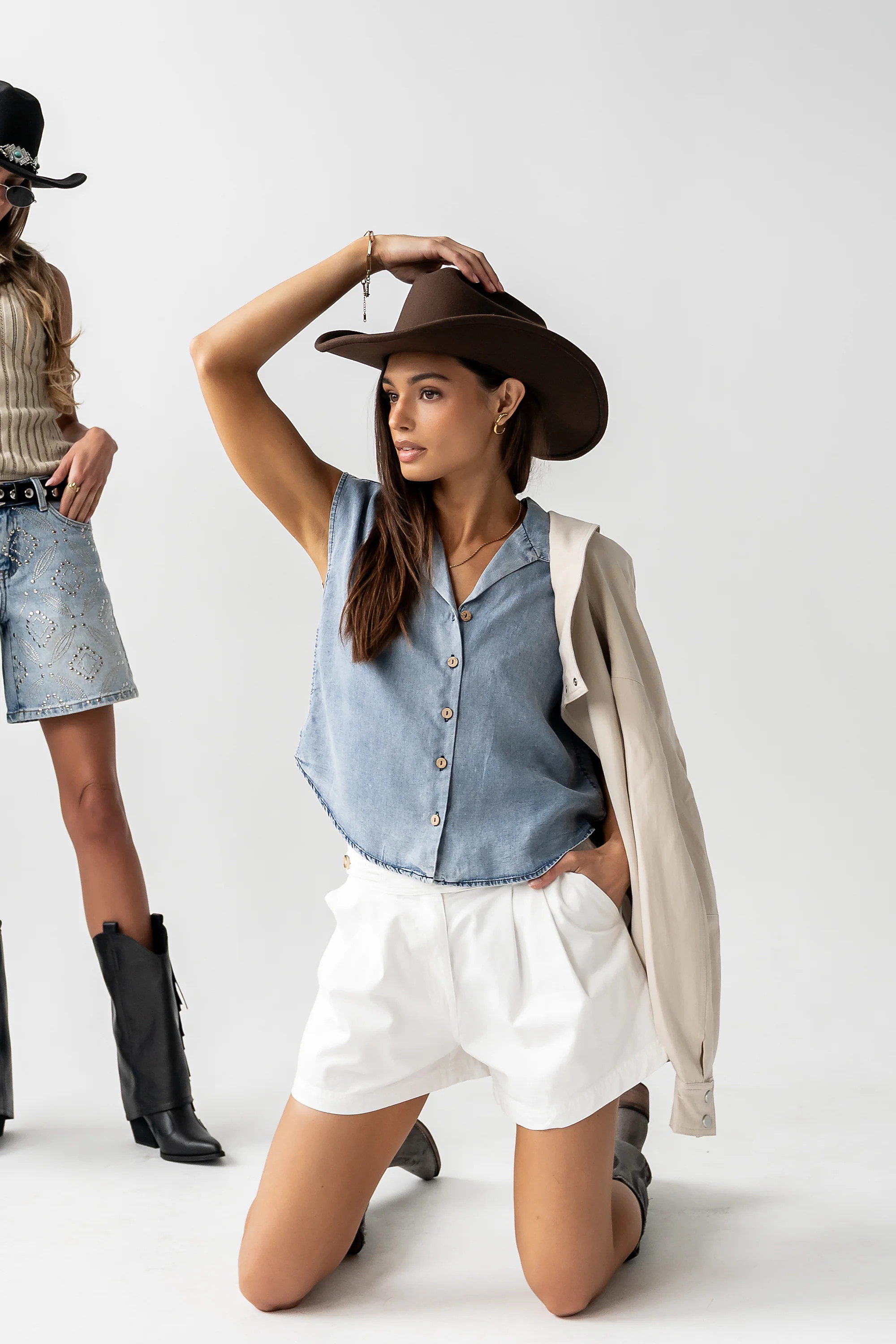 Selena Pleated Shorts | Böhme US
