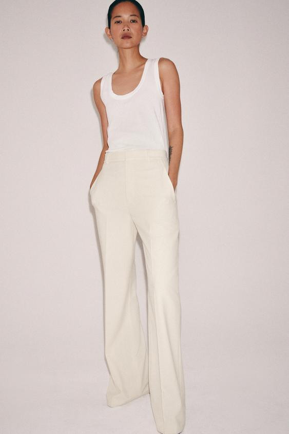 ZW COLLECTION HIGH-WAISTED PANTS | Zara US