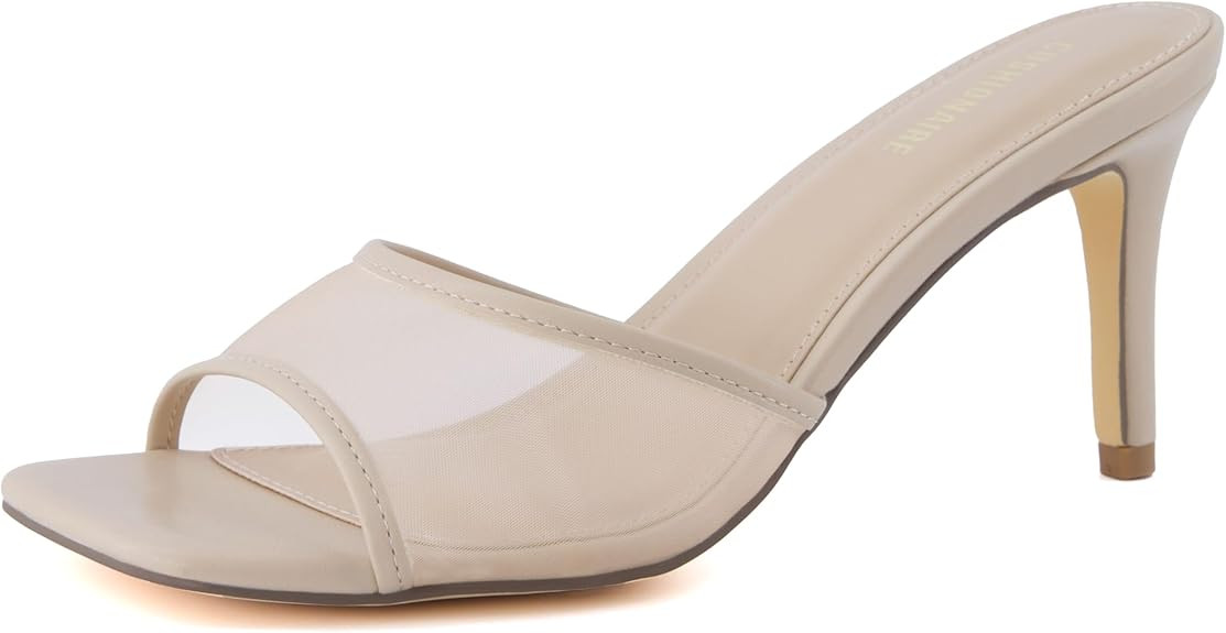 CUSHIONAIRE Women's Evie One Band Dress Sandal +Memory Foam And Wide Widths Available | Amazon (US)