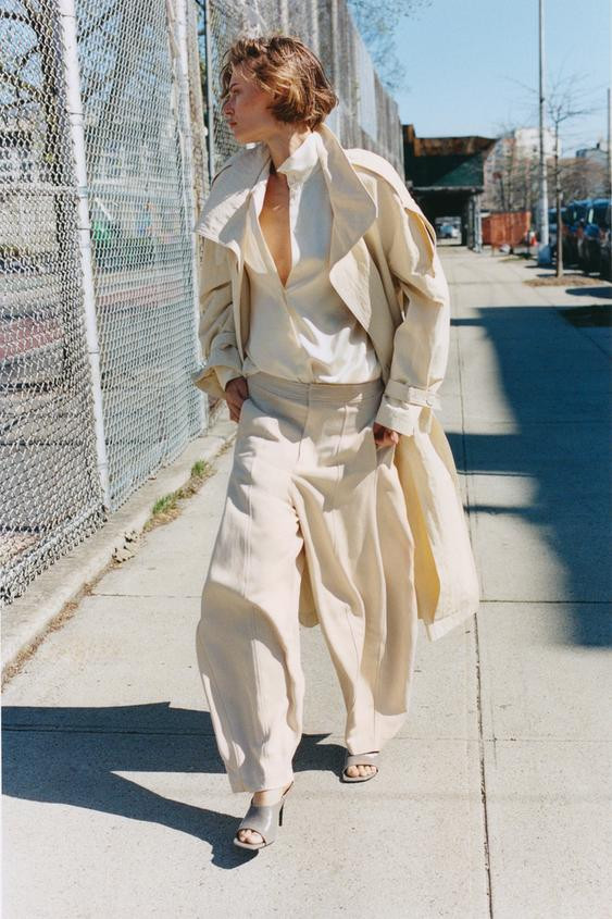 ZW COLLECTION HIGH NECK TRENCH COAT | Zara AU