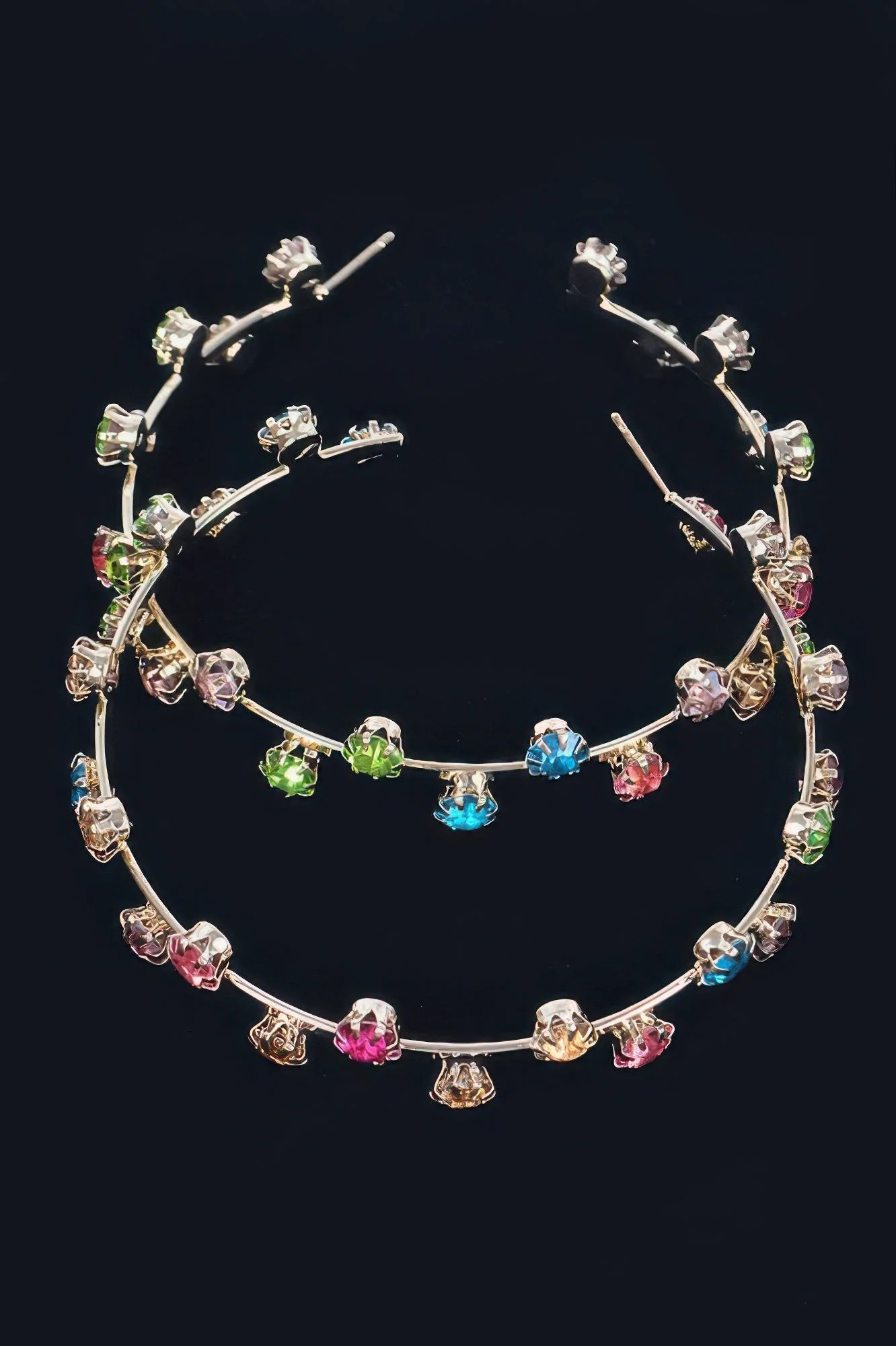 Rhinestone Hoop Earring | Shop Simon