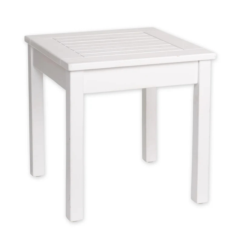 Slatted Wood Side Table | Plow & Hearth | Plow & Hearth