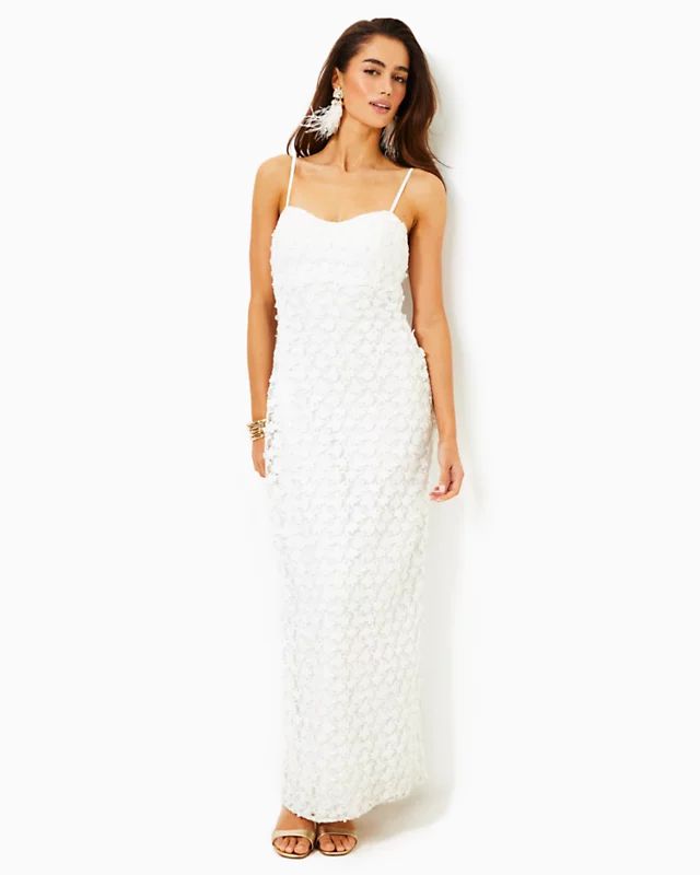 Gillian Lace Maxi Slip Dress | Lilly Pulitzer | Lilly Pulitzer