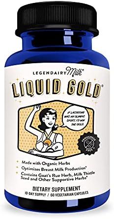 Legendairy Milk® Liquid Gold® - Herbal Breastfeeding Supplement to Increase Milk Supply - Conta... | Amazon (US)