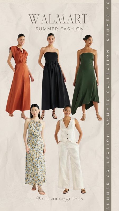 New Summer pieces from Walmart - How would you wear it? High quality & affordable. 



Poplin Maxi Dress, Mixed Media Dress, Asymmetrical Tube Dress, Ruched Halter Dress, Tailored Linen Vest & Pants. 

#LTKover40 #LTKstyletip