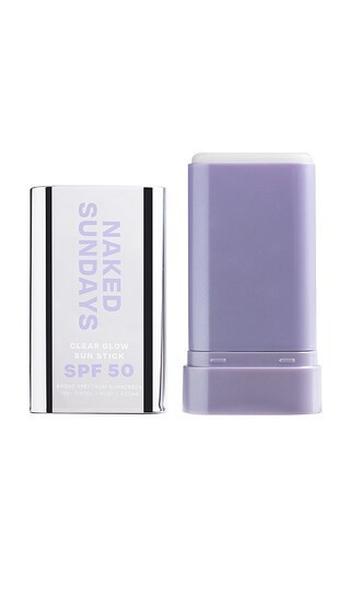 Naked Sundays SPF 50 Clear Glow Sun Stick in Clear. | Revolve Clothing (Global)