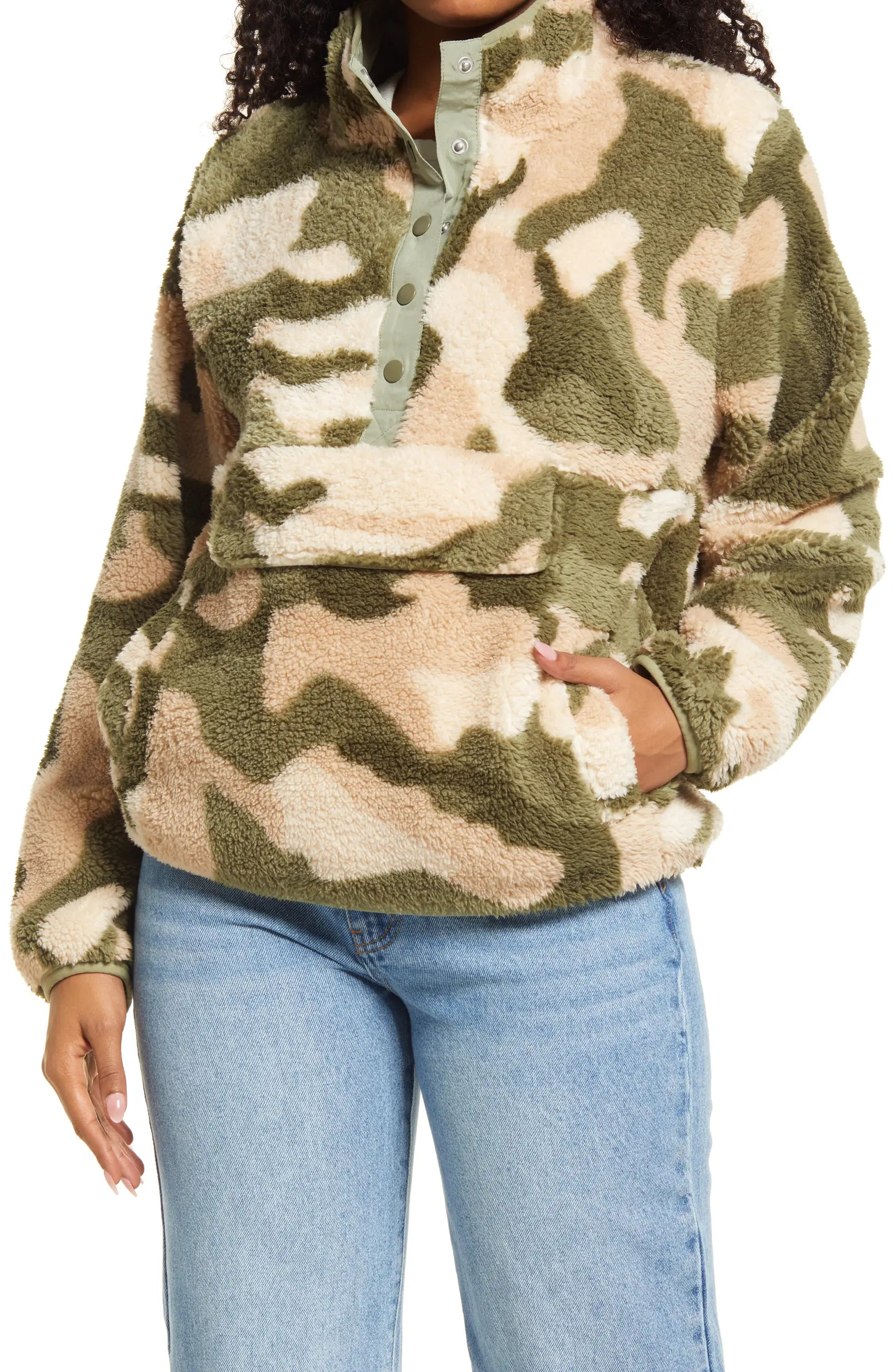 Thread & Supply Camo Fleece Jacket | Nordstrom | Nordstrom