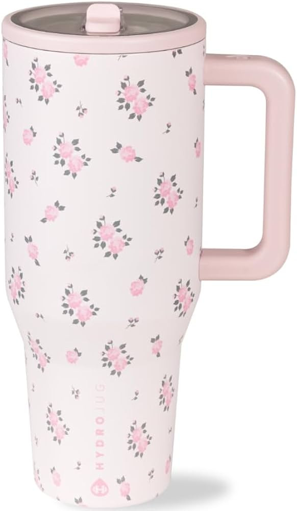 HydroJug Traveler - 32 oz Water Bottle with Handle & Flip Straw - Fits in Cup Holder, Leak Resist... | Amazon (US)