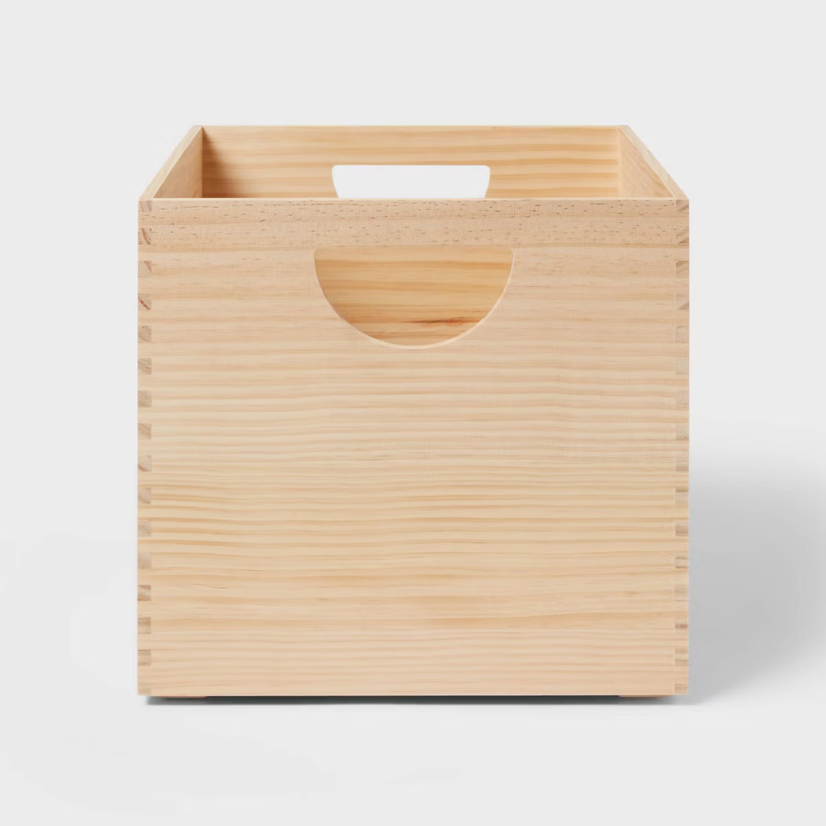Large Stackable Kids' Wood Bin Natural - Pillowfort™ | Target