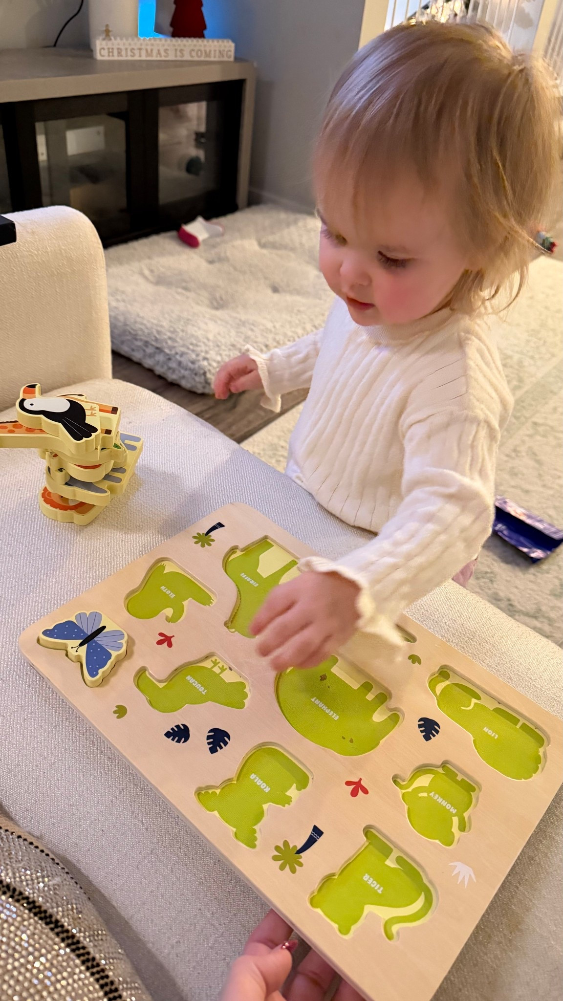 My 18 month is obsessed with this animal wood puzzle from Target! It comes in a 2 pack and it’s super entertaining 

#LTKKids #LTKGiftGuide #LTKBaby