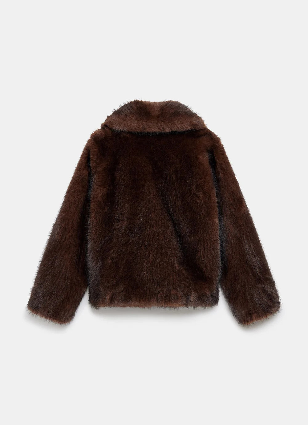 Brown Faux Fur Jacket | Mint Velvet