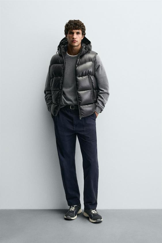 100% FEATHER PUFFER VEST | Zara US
